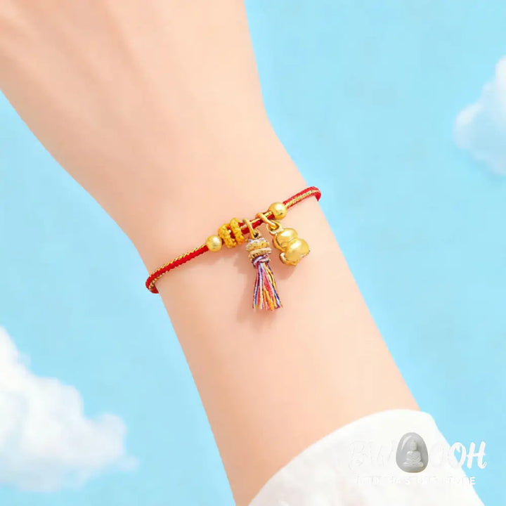 Buddha Stones Year Of The Horse Success Strength Braided String Adjustable Bracelet - Bracelet