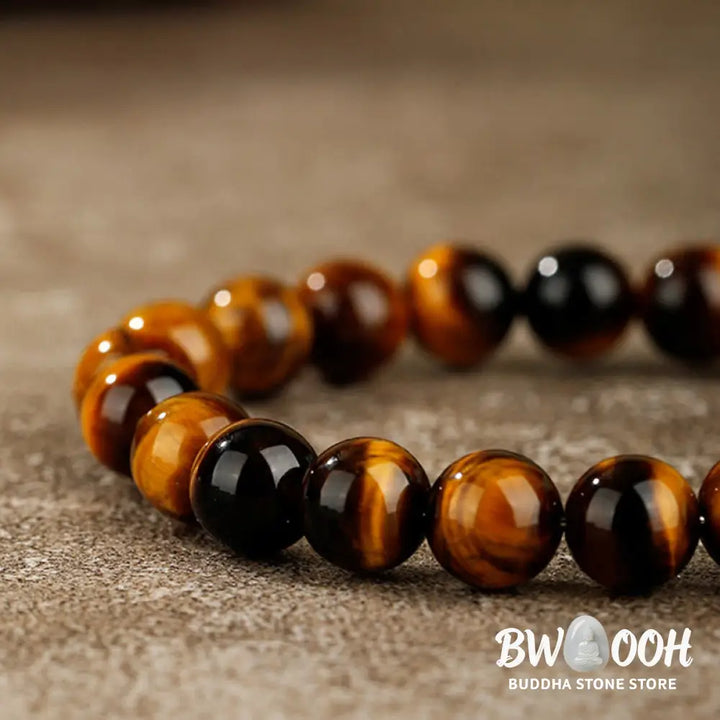 Buddha Stones Year Of The Horse Tiger Eye Courage Bracelet - Bracelet
