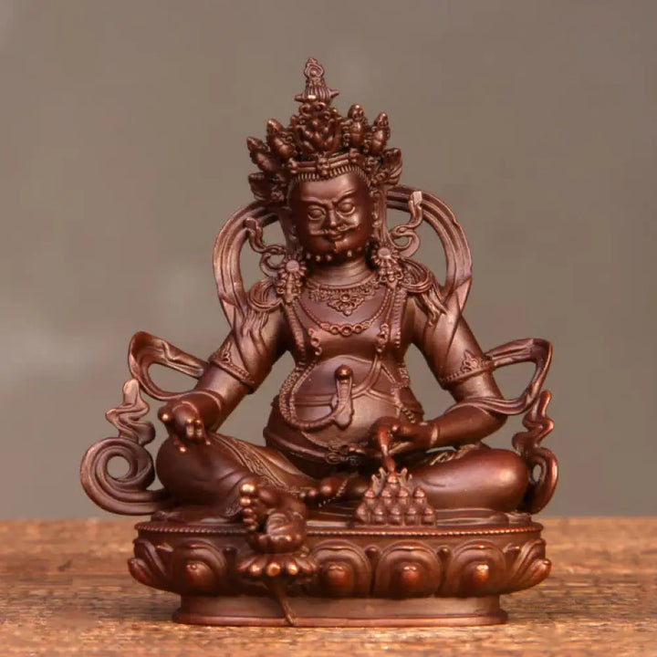 BWOOOH copper Bodhisattva statue - Yellow Jambhala Bodhisattva Figurin