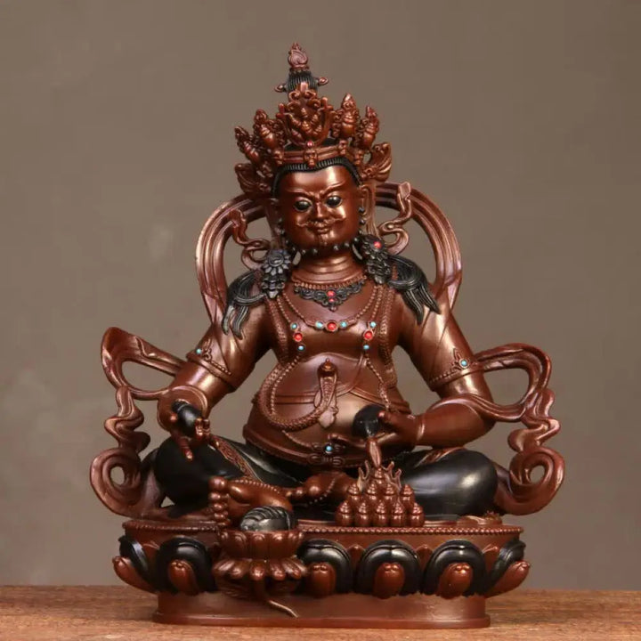 BWOOOH copper Bodhisattva statue - Yellow Jambhala Bodhisattva Figurin
