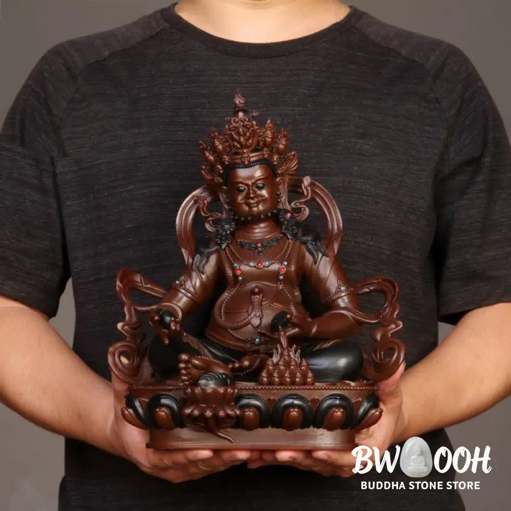 BWOOOH copper Bodhisattva statue - Yellow Jambhala Bodhisattva Figurin