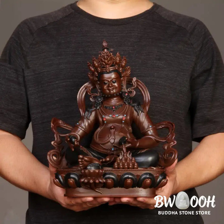 BWOOOH copper Bodhisattva statue - Yellow Jambhala Bodhisattva Figurin