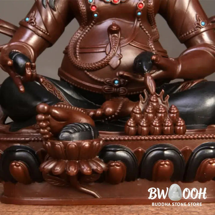 BWOOOH copper Bodhisattva statue - Yellow Jambhala Bodhisattva Figurin