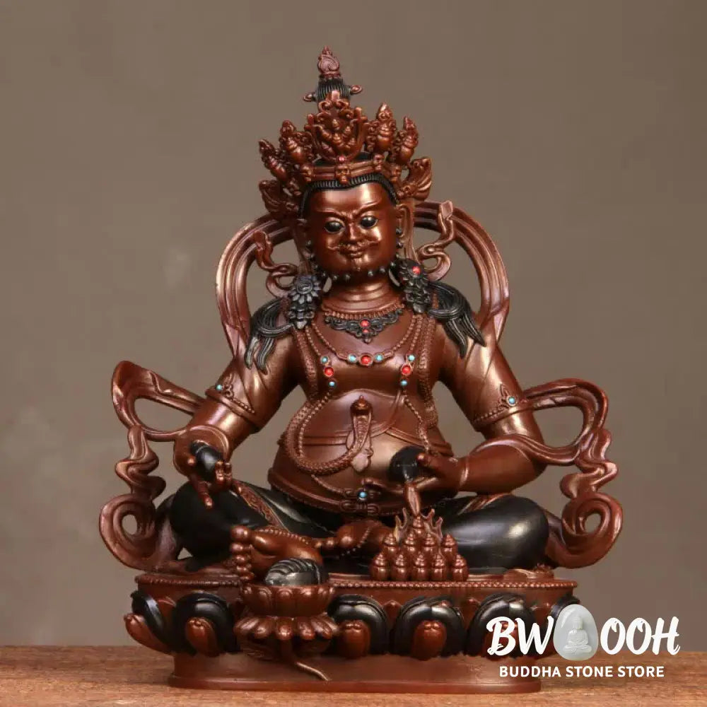 BWOOOH copper Bodhisattva statue - Yellow Jambhala Bodhisattva Figurin