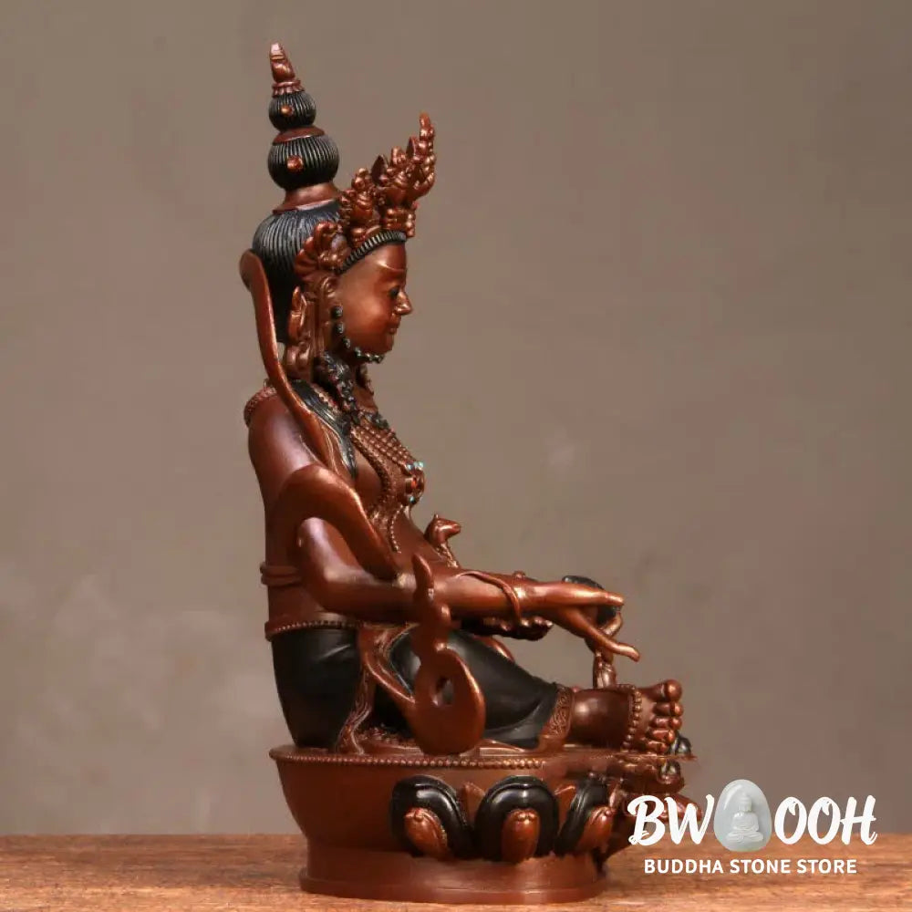BWOOOH copper Bodhisattva statue - Yellow Jambhala Bodhisattva Figurin