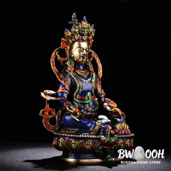 BWOOOH copper Bodhisattva statue - Yellow Jambhala Bodhisattva Figurin