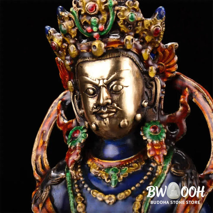 BWOOOH copper Bodhisattva statue - Yellow Jambhala Bodhisattva Figurin