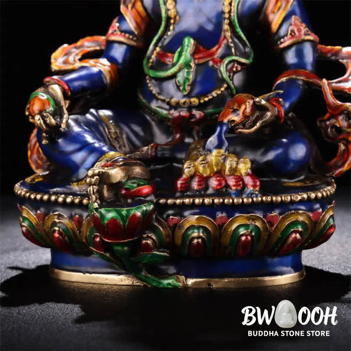 BWOOOH copper Bodhisattva statue - Yellow Jambhala Bodhisattva Figurin