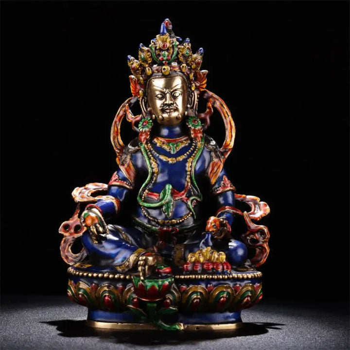 BWOOOH copper Bodhisattva statue - Yellow Jambhala Bodhisattva Figurin