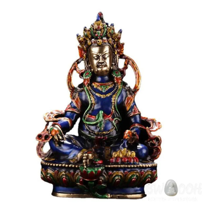 BWOOOH copper Bodhisattva statue - Yellow Jambhala Bodhisattva Figurin
