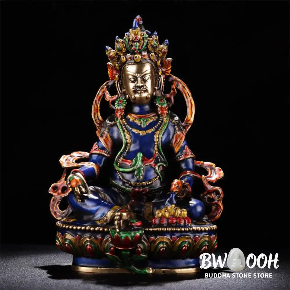 BWOOOH copper Bodhisattva statue - Yellow Jambhala Bodhisattva Figurin