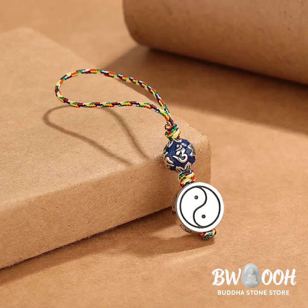 BWOOOH Yin Yang Symbol Om Mani Padme Hum Bagua Copper Har