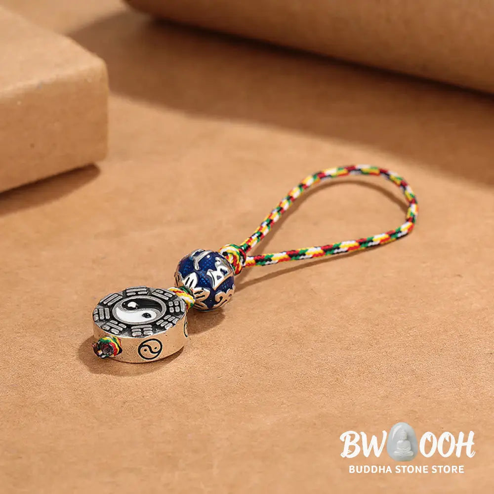 BWOOOH Yin Yang Symbol Om Mani Padme Hum Bagua Copper Har
