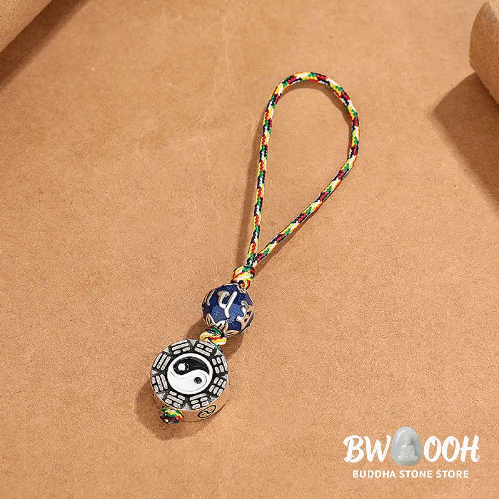 BWOOOH Yin Yang Symbol Om Mani Padme Hum Bagua Copper Har