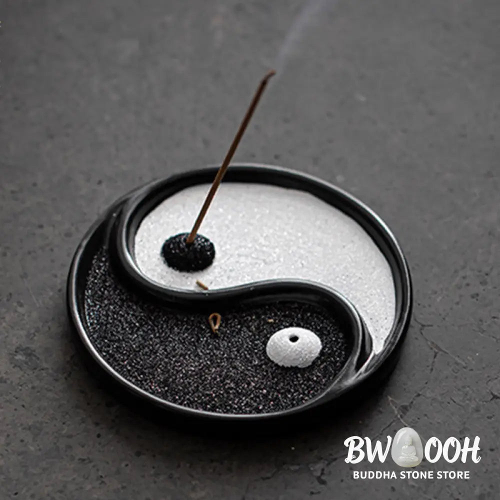 BWOOOH Yin Yang Zen Balance Incense Holder - Ceramic - Incense Burner
