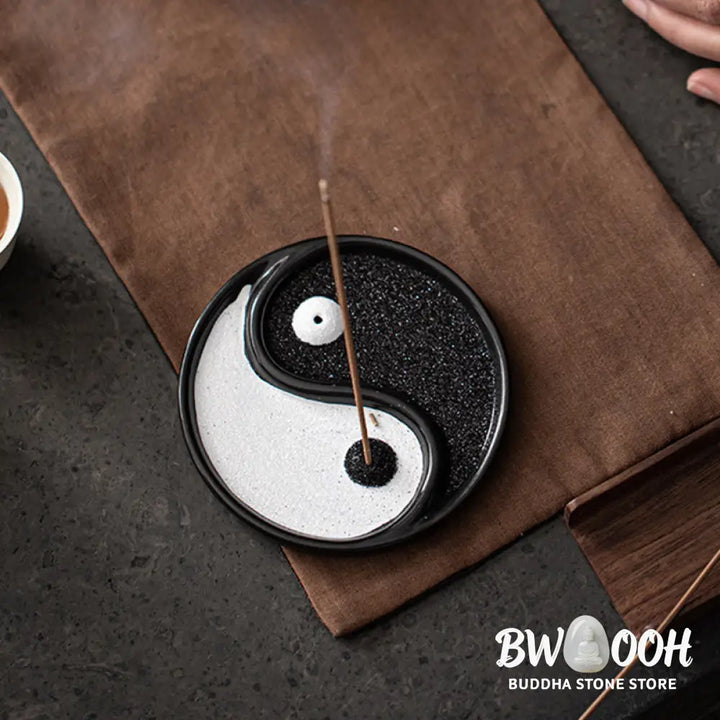 BWOOOH Yin Yang Zen Balance Incense Holder - Ceramic - Incense Burner