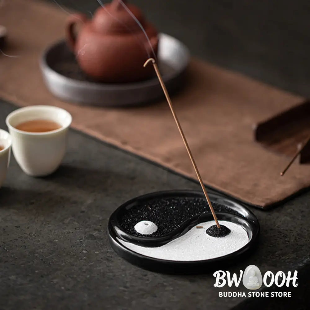 BWOOOH Yin Yang Zen Balance Incense Holder - Ceramic - Incense Burner