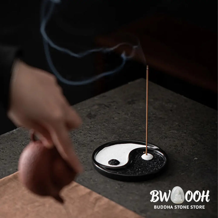 BWOOOH Yin Yang Zen Balance Incense Holder - Ceramic - Incense Burner