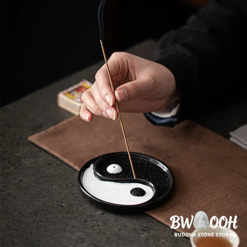 BWOOOH Yin Yang Zen Balance Incense Holder - Ceramic - Incense Burner