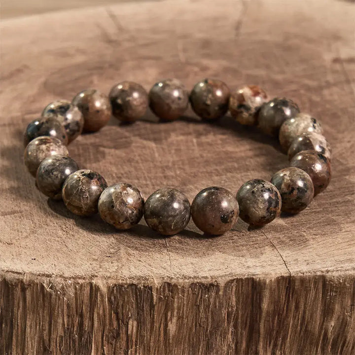Buddha Stones Yooperlite Creativity Bracelet - BWOOOH - Yooperlite(Wrist Circumference: 14-16cm) / 10mm - Bracelet