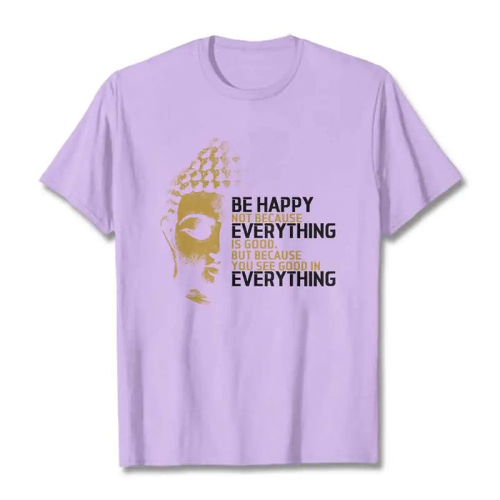 Buddha Stones You See Good In Everything Tee T-shirt - Plum / S - T-Shirts