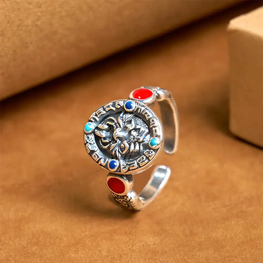 BWOOOH Zakiram Copper Adjustable Wealth Open Ring — Copper spiritual jewelry for spiritual healing and mindful living