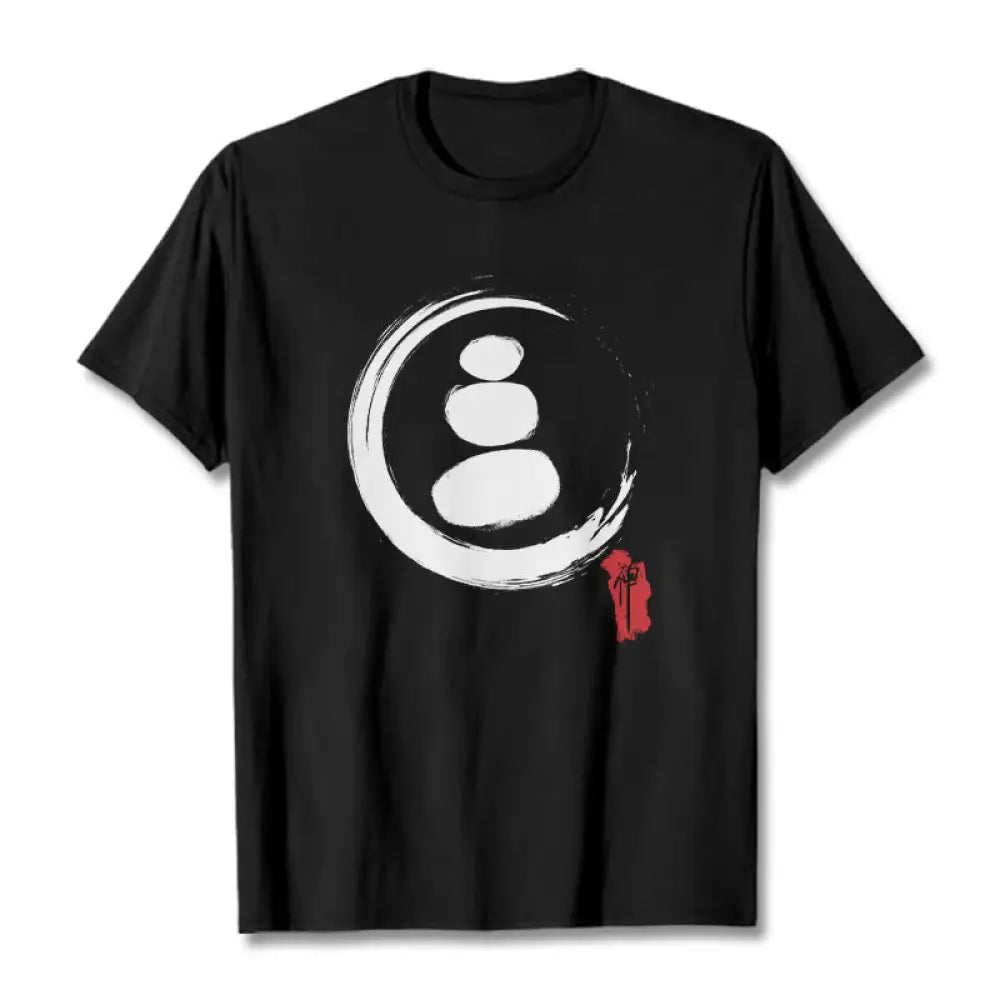 BWOOOH printed yoga pants - Zen Circles Cotton Tee T-shirt