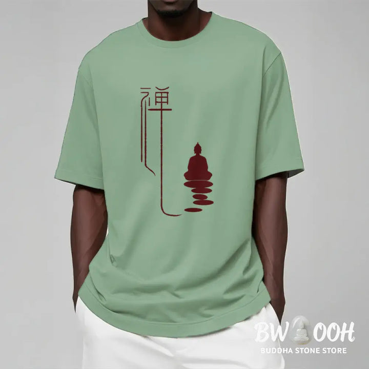 Buddha Stones Zen Buddha Tee T-shirt - T-Shirts