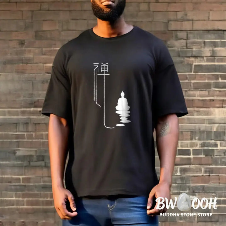 Buddha Stones Zen Buddha Tee T-shirt - T-Shirts