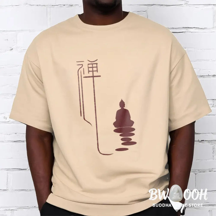 Buddha Stones Zen Buddha Tee T-shirt - T-Shirts