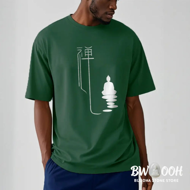 Buddha Stones Zen Buddha Tee T-shirt - T-Shirts