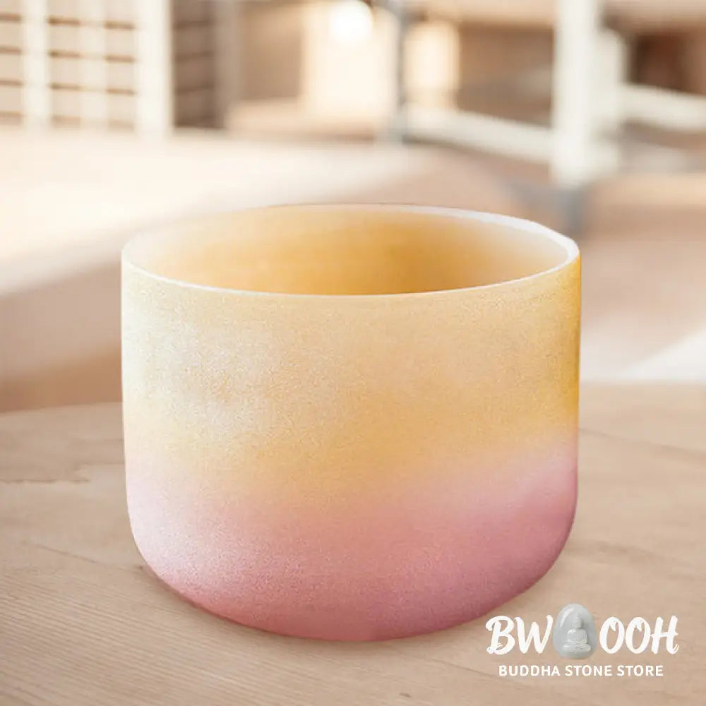 BWOOOH crystal singing bowl for meditation - Tibetan Crystal Sound Bowl Med