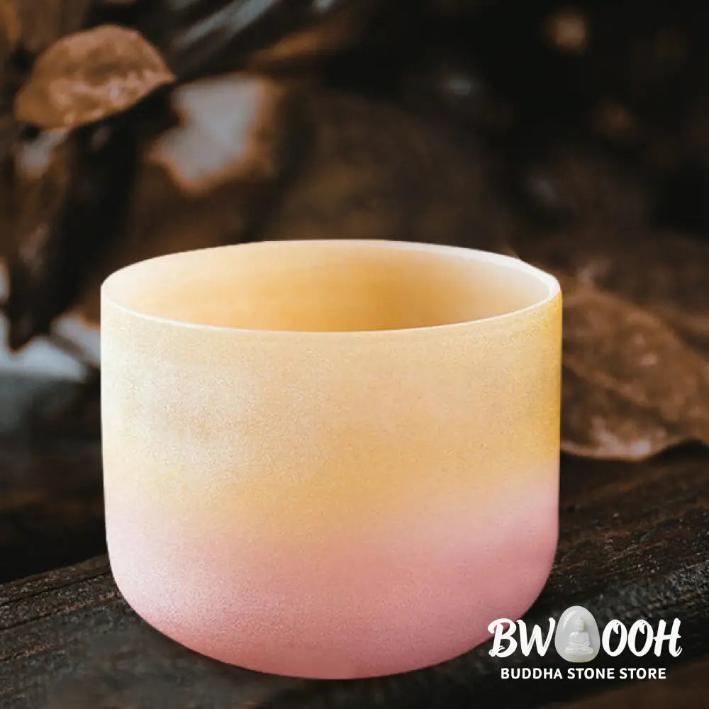 BWOOOH crystal singing bowl for meditation - Tibetan Crystal Sound Bowl Med