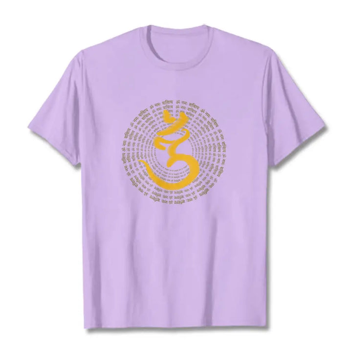 BWOOOH 108 OM NAMAH SHIVAYA Mantra Sanskrit Tee T-shirt - Plum / S - T-Shirts