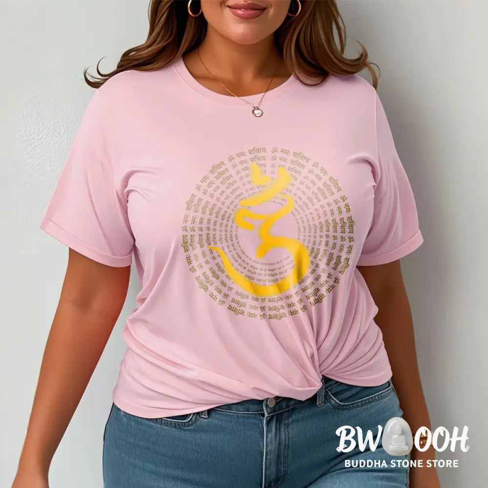 BWOOOH 108 OM NAMAH SHIVAYA Mantra Sanskrit Tee T-shirt - T-Shirts