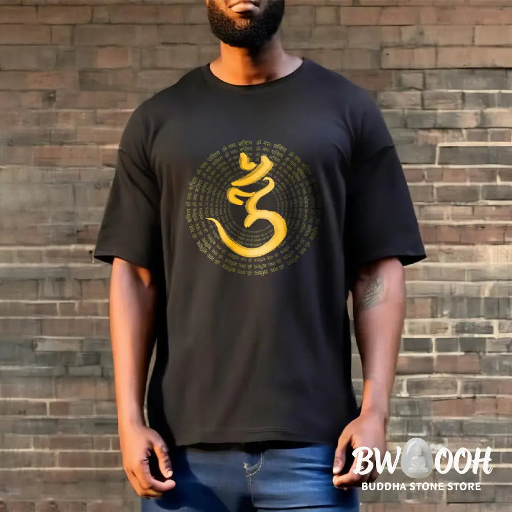 BWOOOH 108 OM NAMAH SHIVAYA Mantra Sanskrit Tee T-shirt - T-Shirts