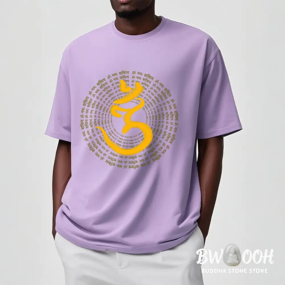 BWOOOH 108 OM NAMAH SHIVAYA Mantra Sanskrit Tee T-shirt - T-Shirts