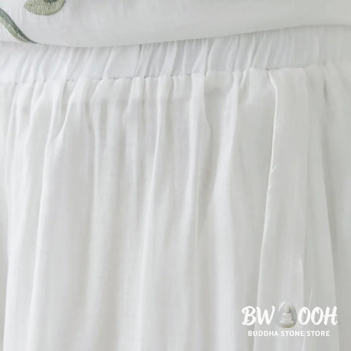 BWOOOH 2Pcs Flower Embroidery Short Sleeve Tee T-shirt Wide Leg Pants Set - 2-Piece Outfit