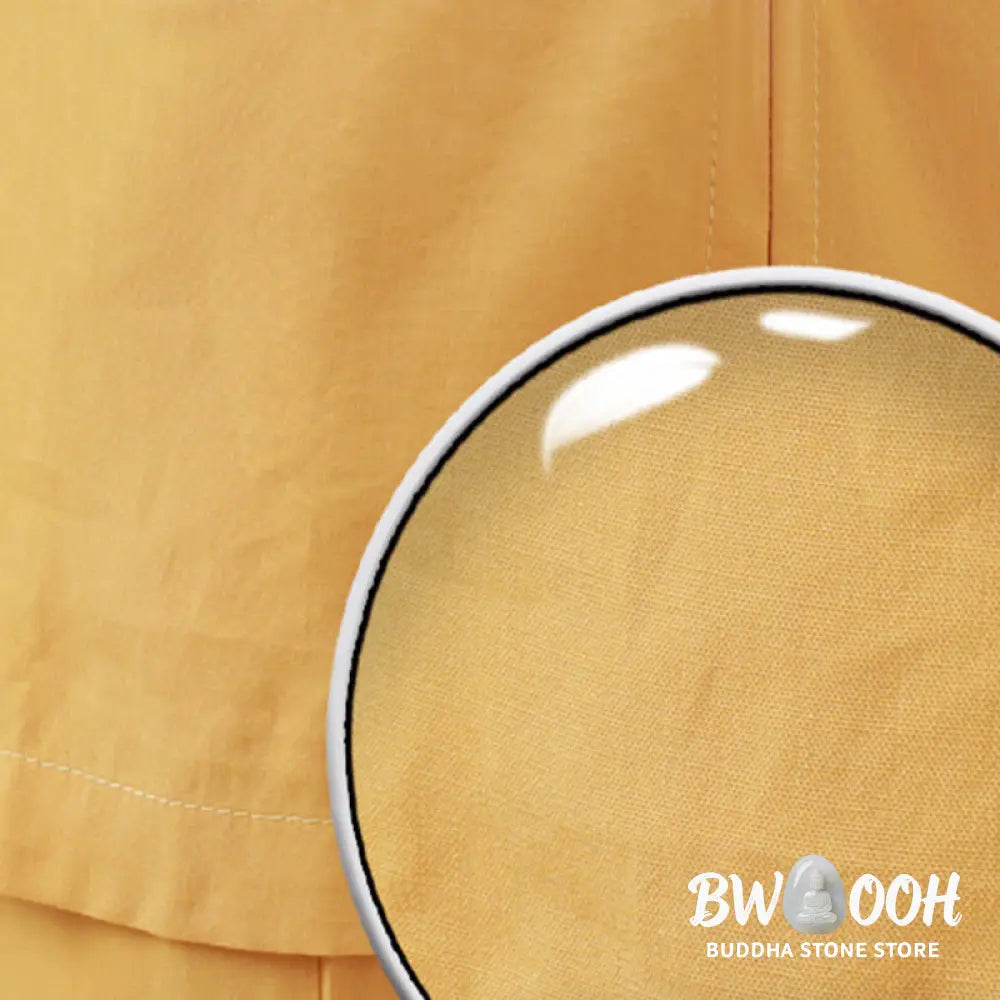 BWOOOH 2Pcs Half Sleeve T-Shirt Pants Meditation Zen Tai Chi Cotton Linen Clothing Unisex Set - Women’s Meditation Cloth
