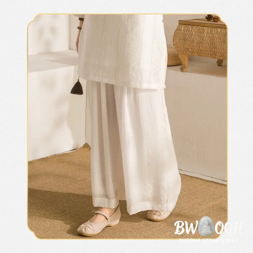 BWOOOH 2Pcs Long Sleeve Yoga Clothing Meditation Clothing Top Pants Women’s Set - Clothes