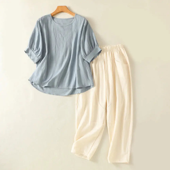 BWOOOH printed harem pants - 2pcs Plain Women&