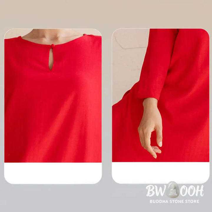 BWOOOH 2Pcs Simple Design Tai Chi Meditation Yoga Clothing Top Pants Women’s Set - Clothes