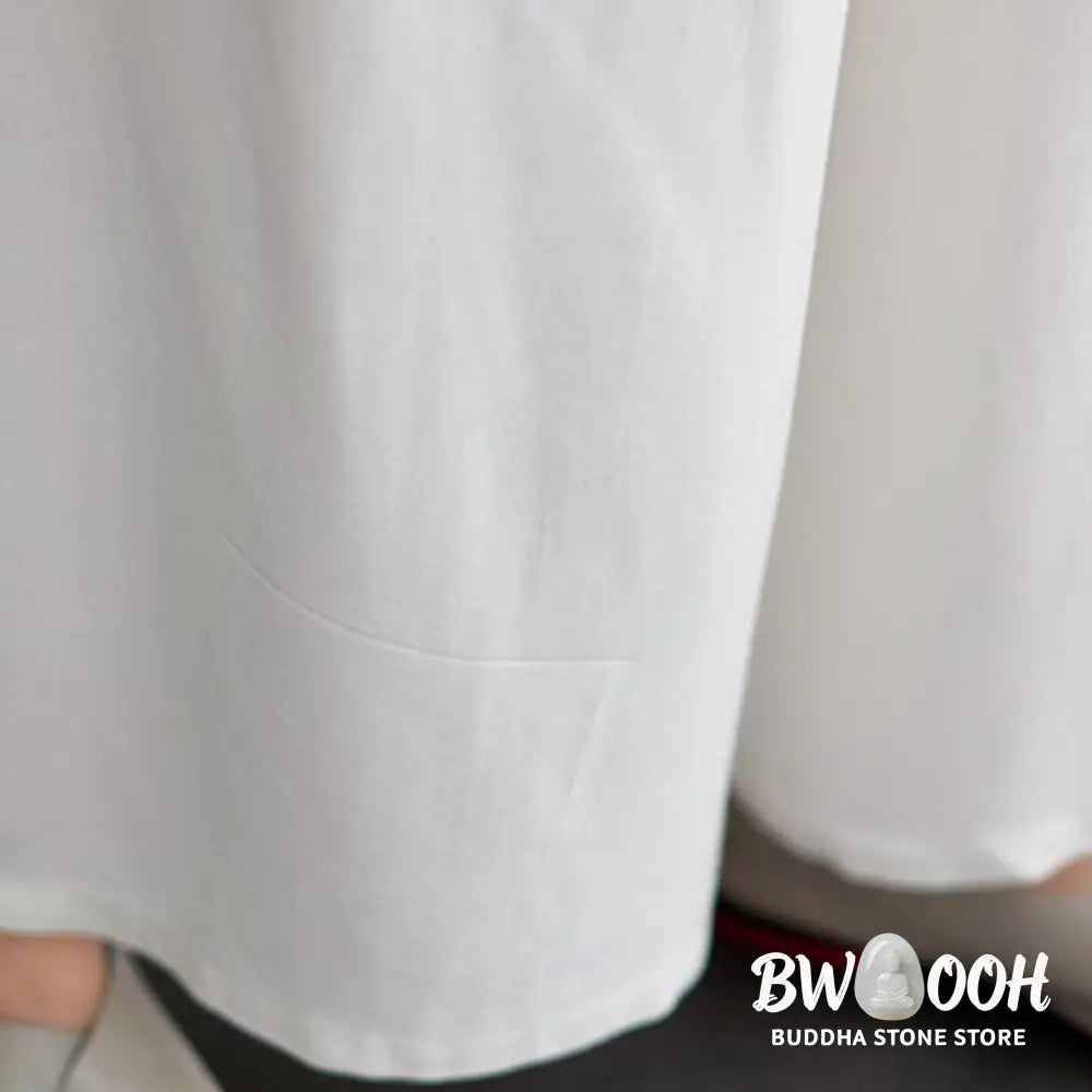 BWOOOH 2Pcs Tang Suit Long Sleeve Shirt Top Pants Meditation Zen Tai Chi Cotton Linen Clothing Women’s Set - Women’s