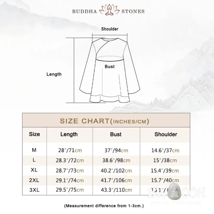 BWOOOH 2Pcs Three Quarter Sleeve Long Sleeve Shirt Wide Leg Pants Meditation Cotton Linen Clothing Women’s Set