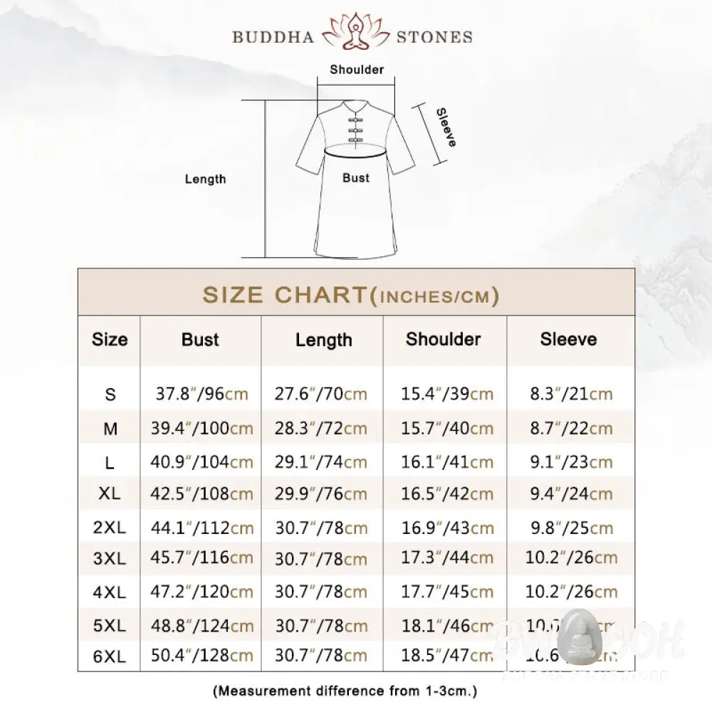 BWOOOH 2Pcs Women’s Short Sleeve Shirt Top T-Shirt Pants Meditation Zen Tai Chi Cotton Linen Clothing Set - Women’s