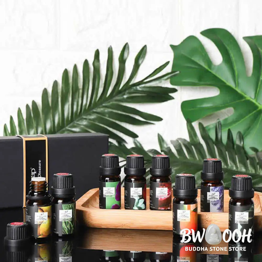 BWOOOH 6Pcs Lavender Orange Jasmine Lemongrass Soothing Aromatherapy Healing Essential Oils Set - Essential Oil