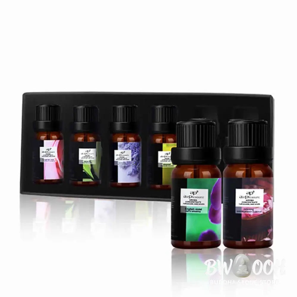 BWOOOH 6Pcs Lavender Orange Jasmine Lemongrass Soothing Aromatherapy Healing Essential Oils Set - Essential Oil
