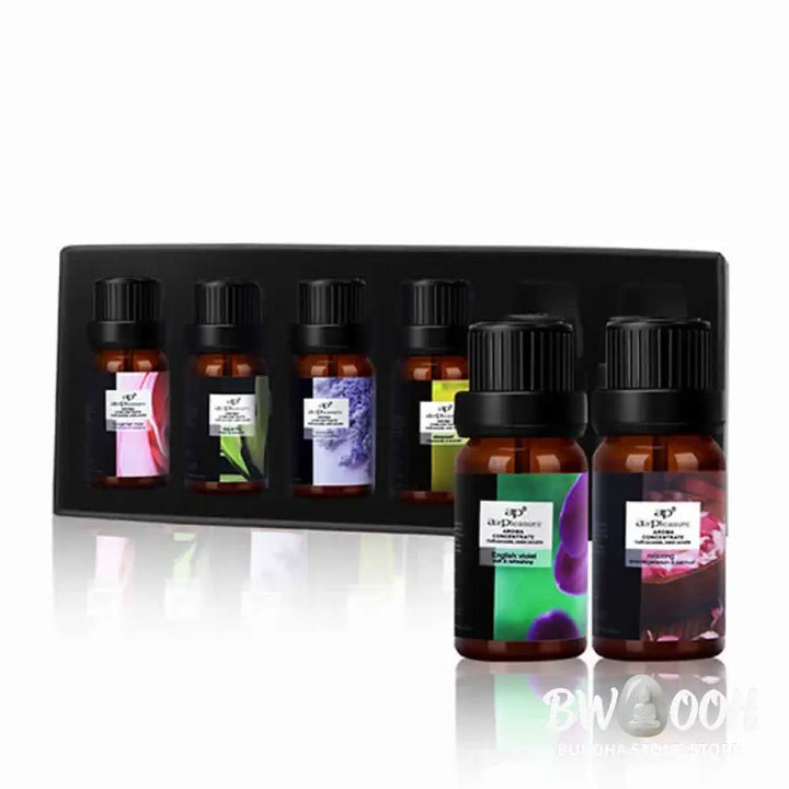 BWOOOH 6Pcs Lavender Orange Jasmine Lemongrass Soothing Aromatherapy Healing Essential Oils Set - Essential Oil