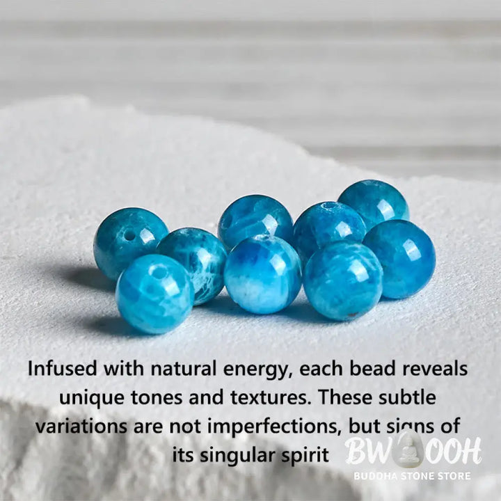 BWOOOH 925 Sterling Silver Lotus Natural Apatite Creativity Bracelet - Bracelet
