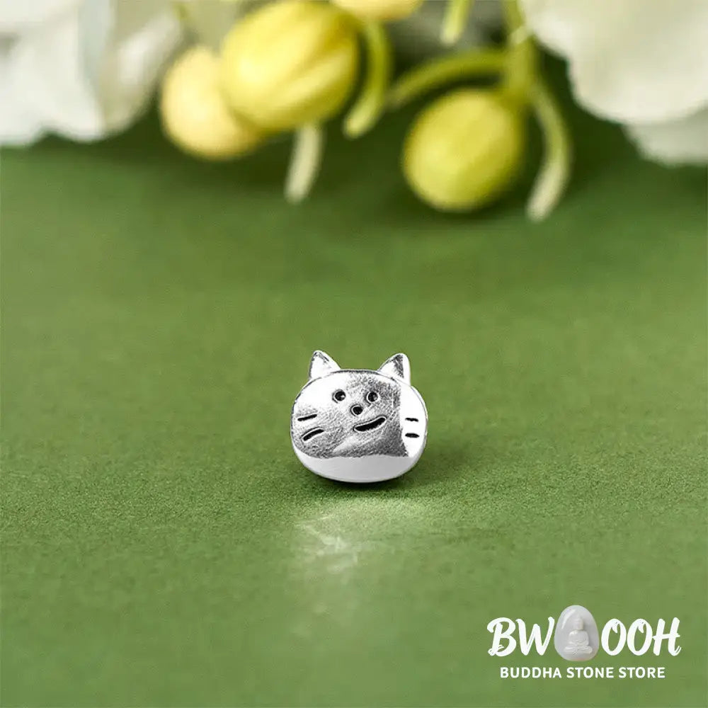 BWOOOH 925 Sterling Silver Mini Cat Blessing Chain Bracelet - Bracelet Necklaces &amp; Pendants